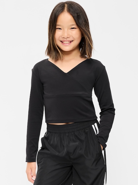 HAUT CACHE-CŒUR À MANCHES LONGUES STUDIOSMOOTH POUR FILLE