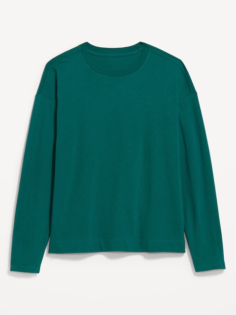Vintage Long-Sleeve Crew-Neck T-Shirt