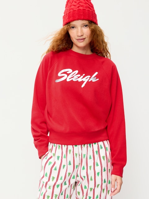 Oversized Raglan Sweatshirt