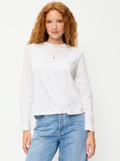 Heavyweight Long-Sleeve Crew-Neck T-Shirt