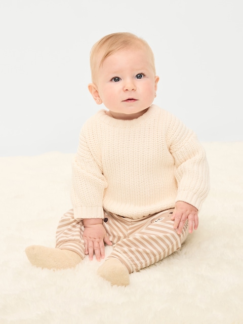 PANTALON EN TRICOT DE JERSEY POUR BÉBÉ