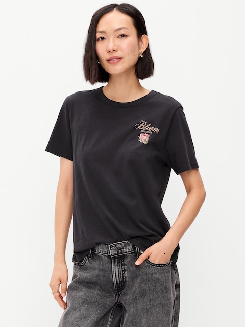 EveryWear Crew-Neck Graphic T-Shirt