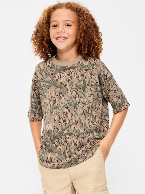 T-SHIRT SURDIMENSIONNÉ À MANCHES COURTES ET À POCHE POUR GARÇON