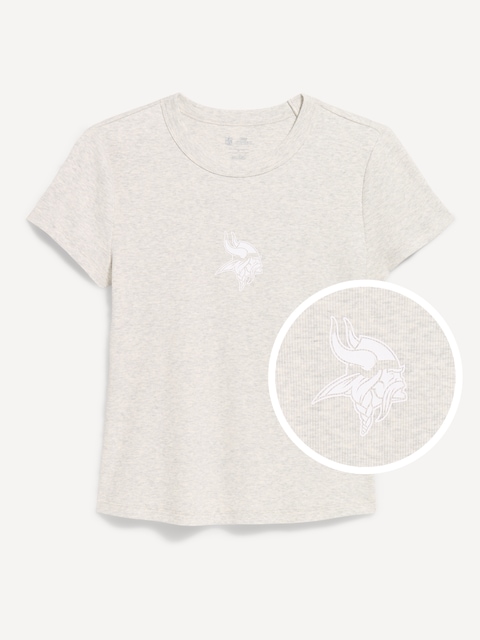 Minnesota Vikings Snug Crop T-Shirt for Women