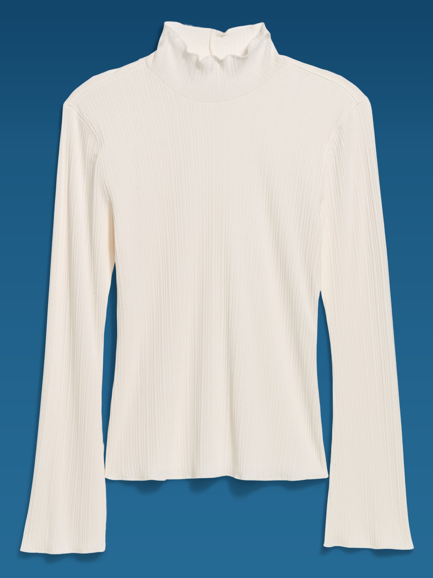 Old Navy x Altuzarra Long-Sleeve Ribbed Fitted Top