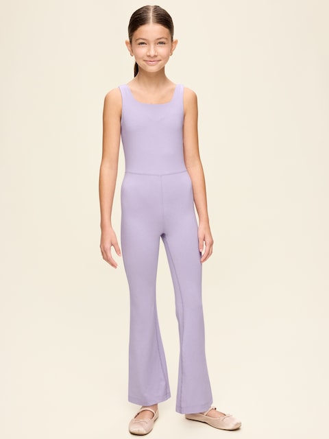 Sleeveless PowerChill Twist-Back Jumpsuit for Girls
