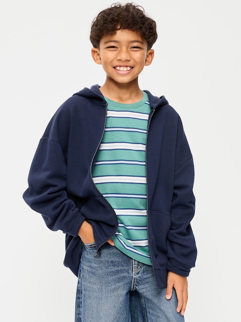 Oversized Zip Hoodie for Boys