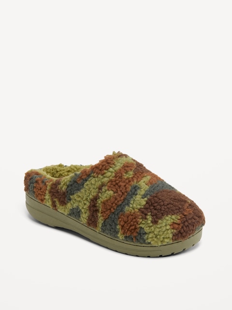 PANTOUFLES EN SHERPA POUR GARÇON