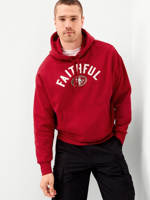 San Francisco 49ers Oversized Pullover Hoodie for Adults
