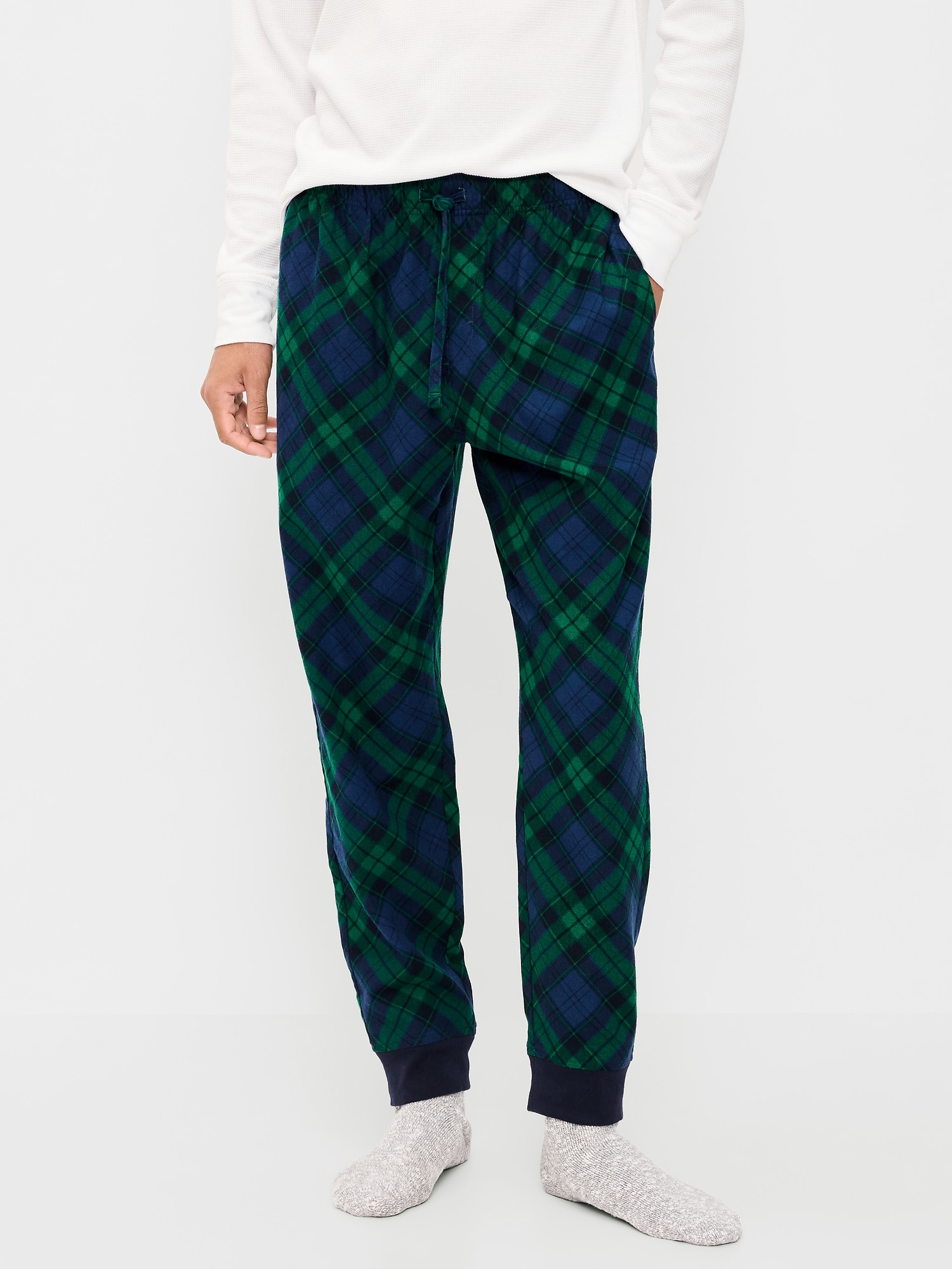 Flannel Pajama Joggers for Men