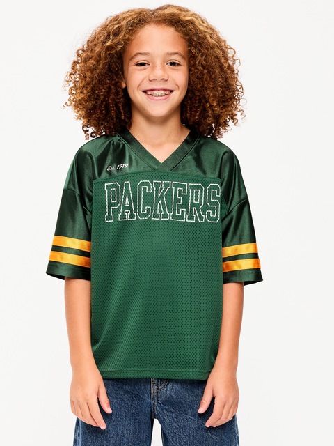 Green Bay Packers Lifestyle Jersey T-Shirt for Kids