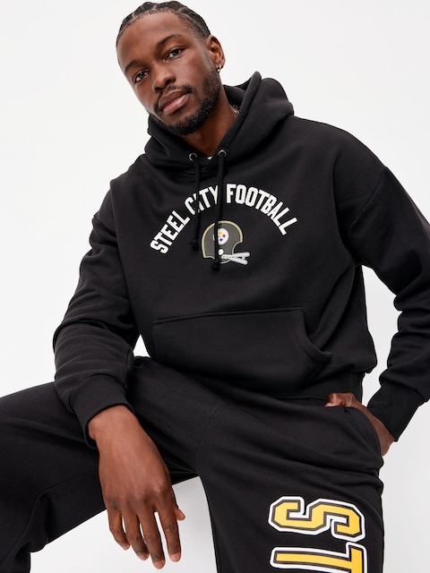 Pittsburgh Steelers Oversized Pullover Hoodie for Adults
