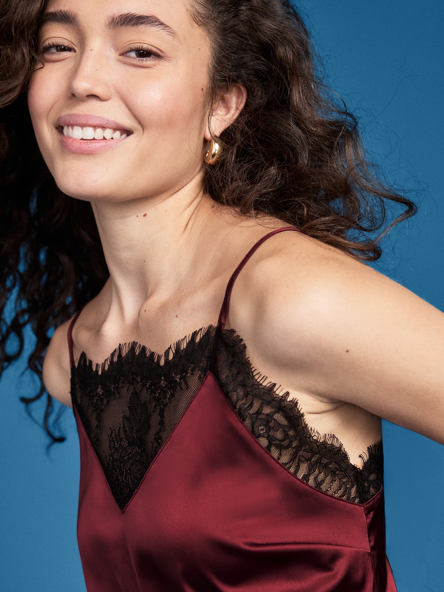 Old Navy x Altuzarra Satin Lace Cami Top