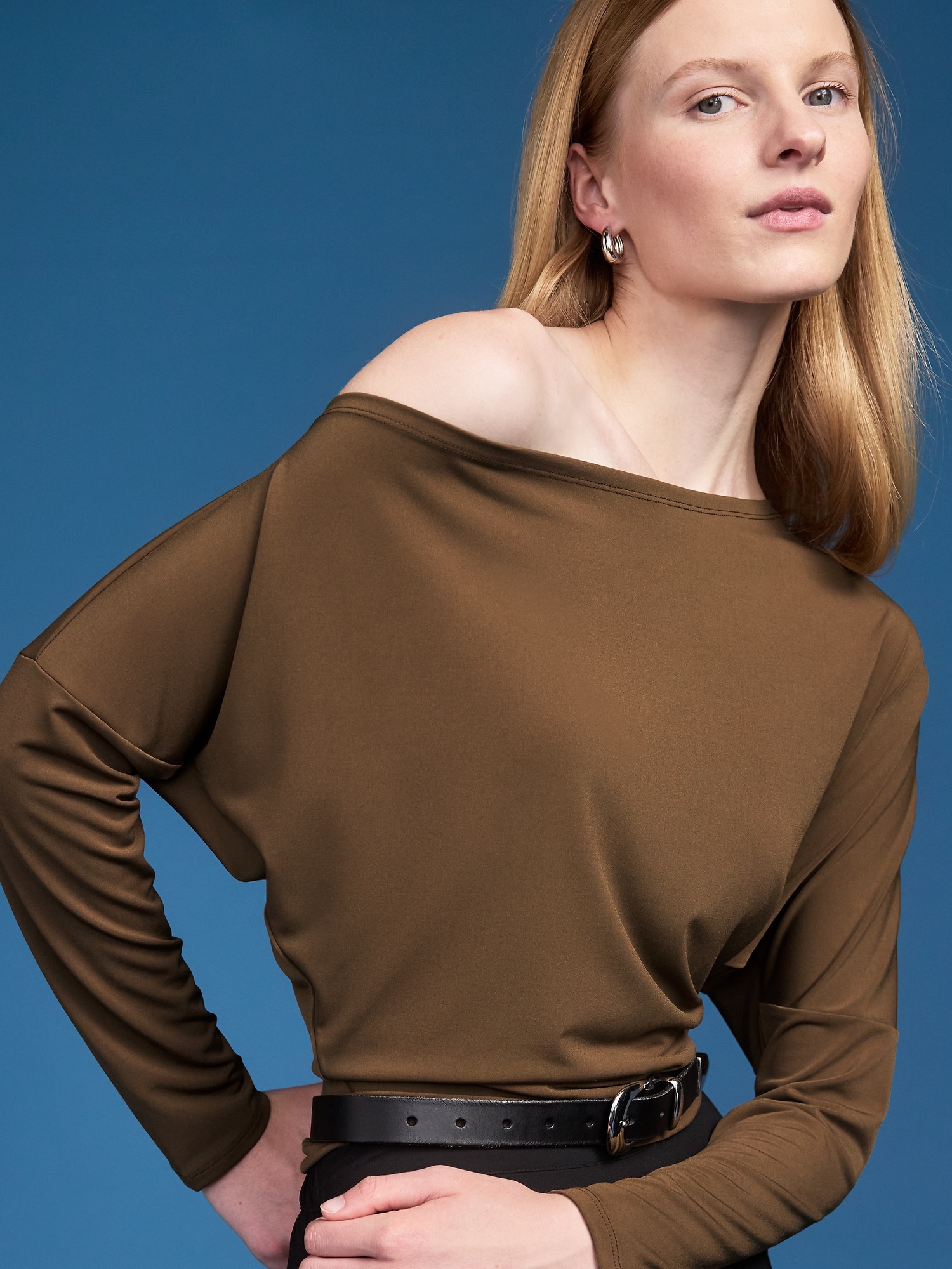 Old Navy x Altuzarra Jersey Off-The-Shoulder Top