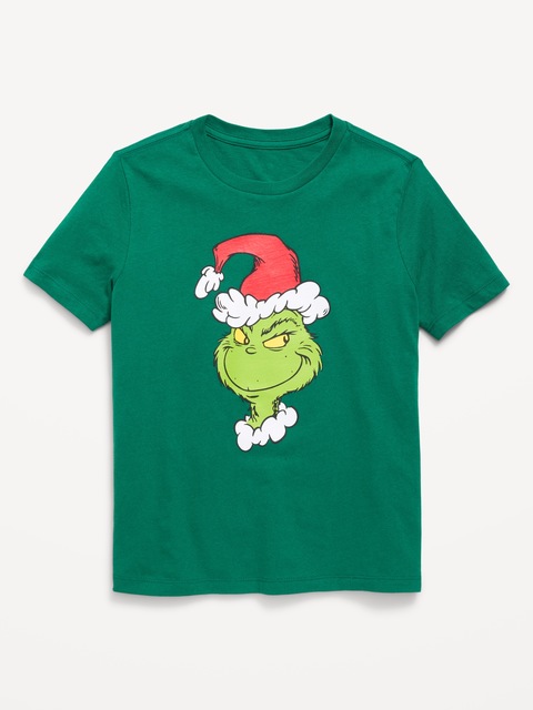 T-SHIRT À IMPRIMÉ GRINCH DE DR. SEUSS™ UNISEXE POUR ENFANT