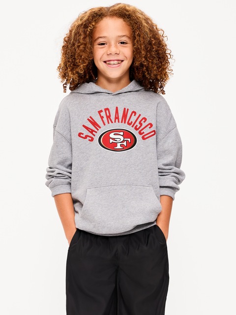 CHANDAIL À CAPUCHON SURDIMENSIONNÉ DES 49ERS DE SAN FRANCISCO POUR GARÇON