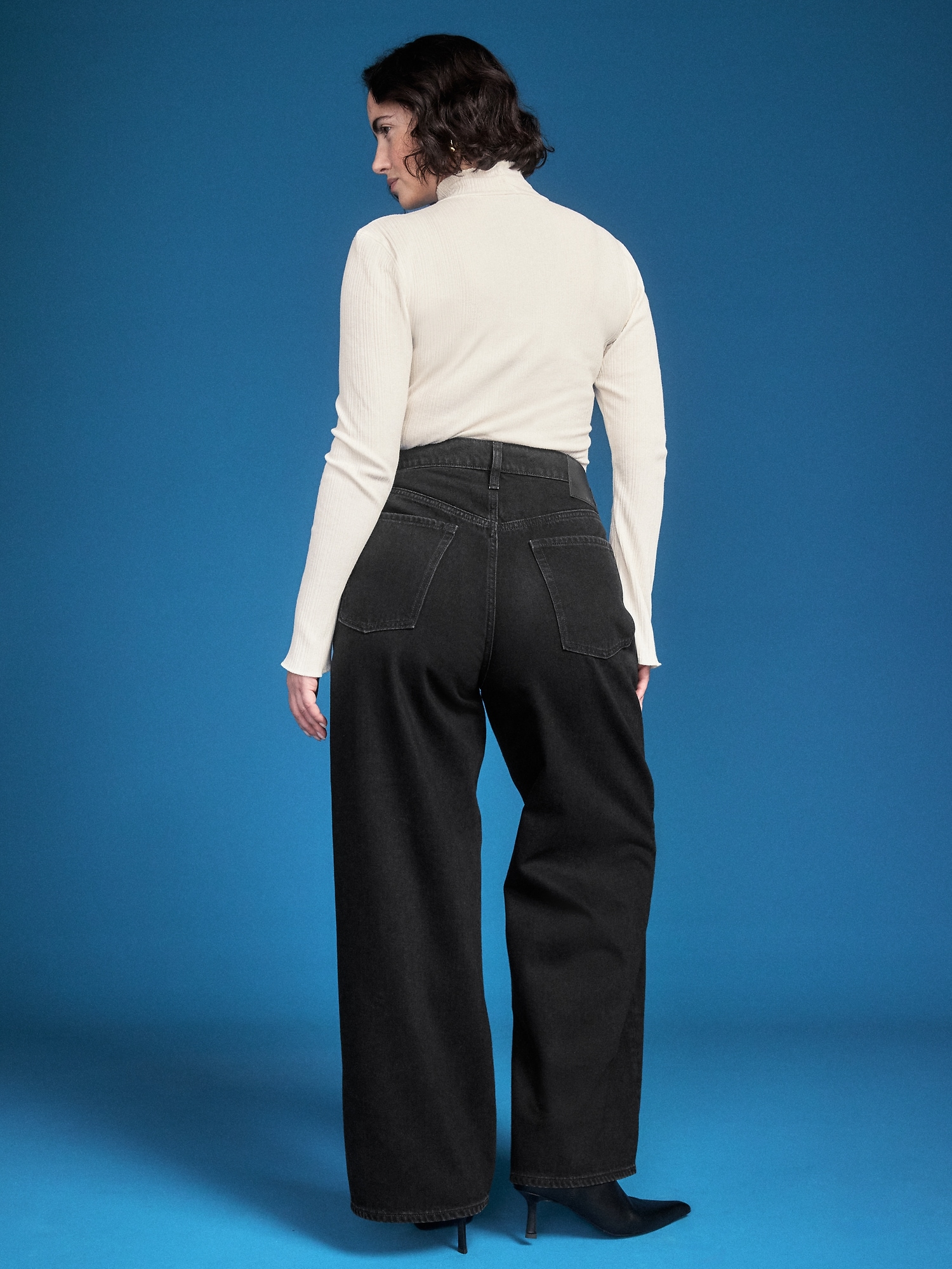 Old Navy x Altuzarra High-Waisted Embellished Baggy Wide-Leg Jeans