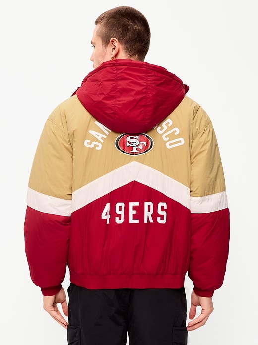 San Francisco 49ers Oversized Jacket for Adults | Old Navy
