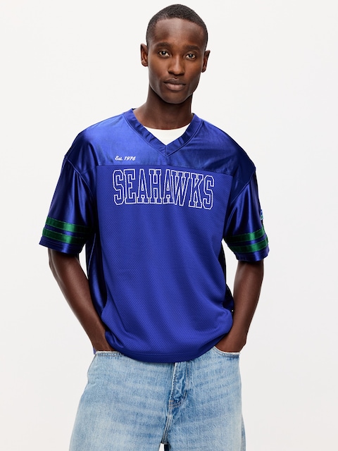 Seattle Seahawks Lifestyle Jersey T-Shirt for Adults