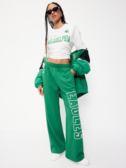 Philadelphia Eagles High-Waisted SoComfy Wide-Leg Sweatpants for Women