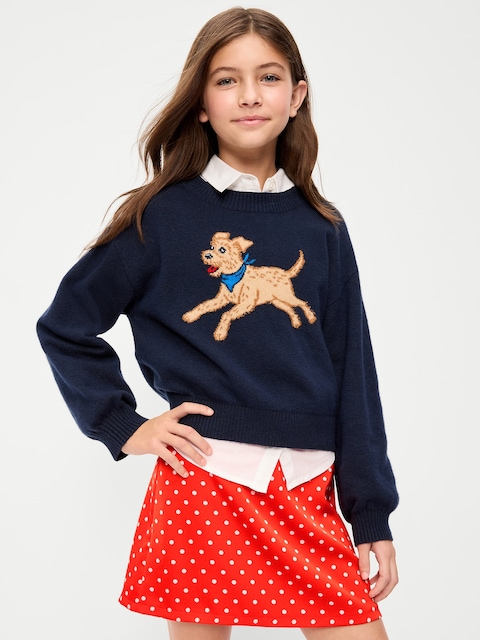 CHANDAIL À MANCHES LONGUES SOSOFT À IMPRIMÉ POUR FILLE