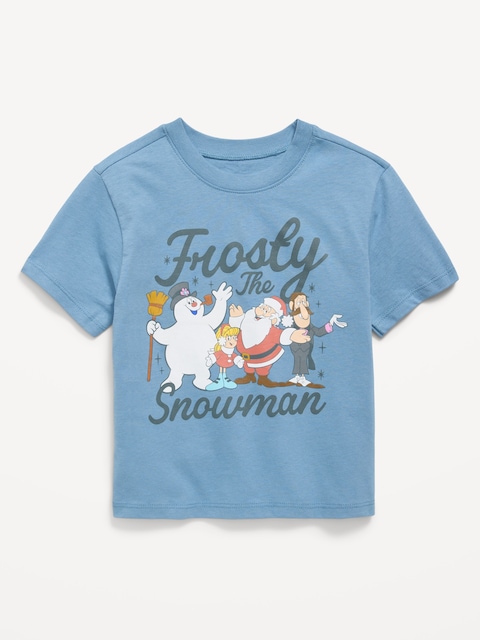 Frosty the Snowman™ Oversized Unisex Graphic T-Shirt for Toddler