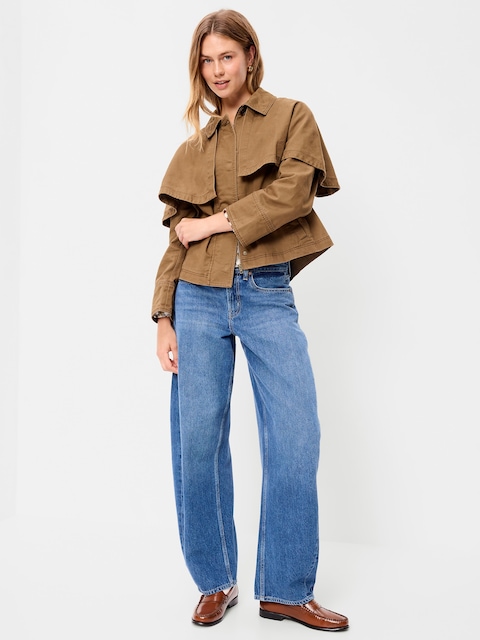 Twill Cape Jacket