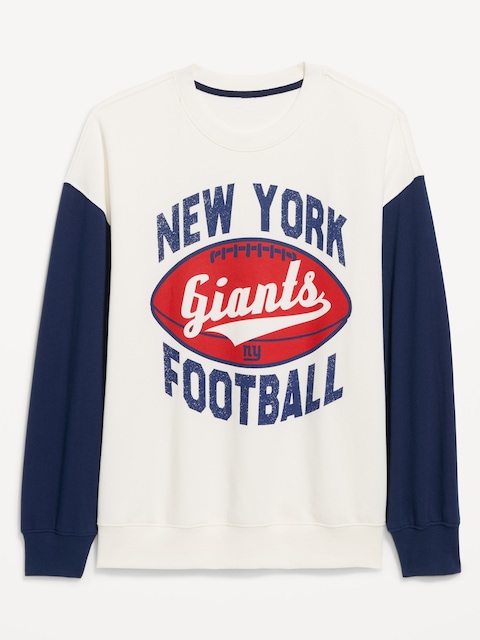 New York Giants Oversized Fleece Sweatshirt for Women