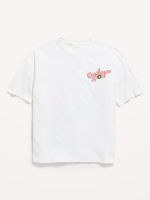 A Christmas Story™ Oversized Gender-Neutral Graphic T-Shirt for Kids