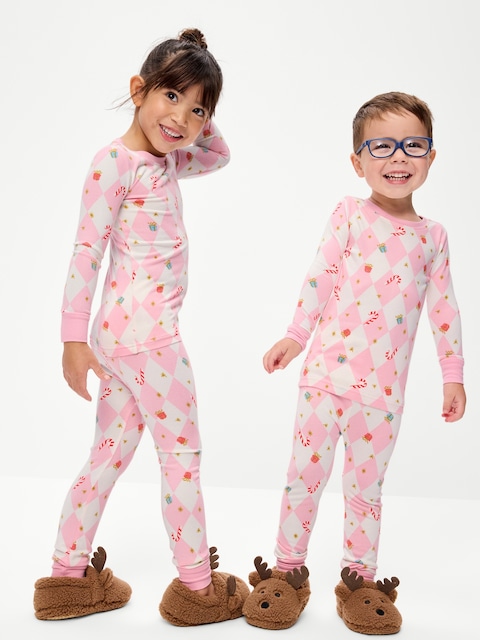 SoftMode Printed Snug-Fit Pajama Set for Toddler & Baby