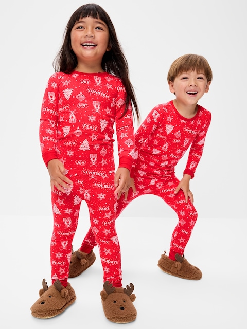 SoftMode Printed Snug-Fit Pajama Set for Toddler & Baby