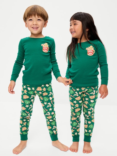 Printed Snug-Fit Pajama Set for Toddler & Baby
