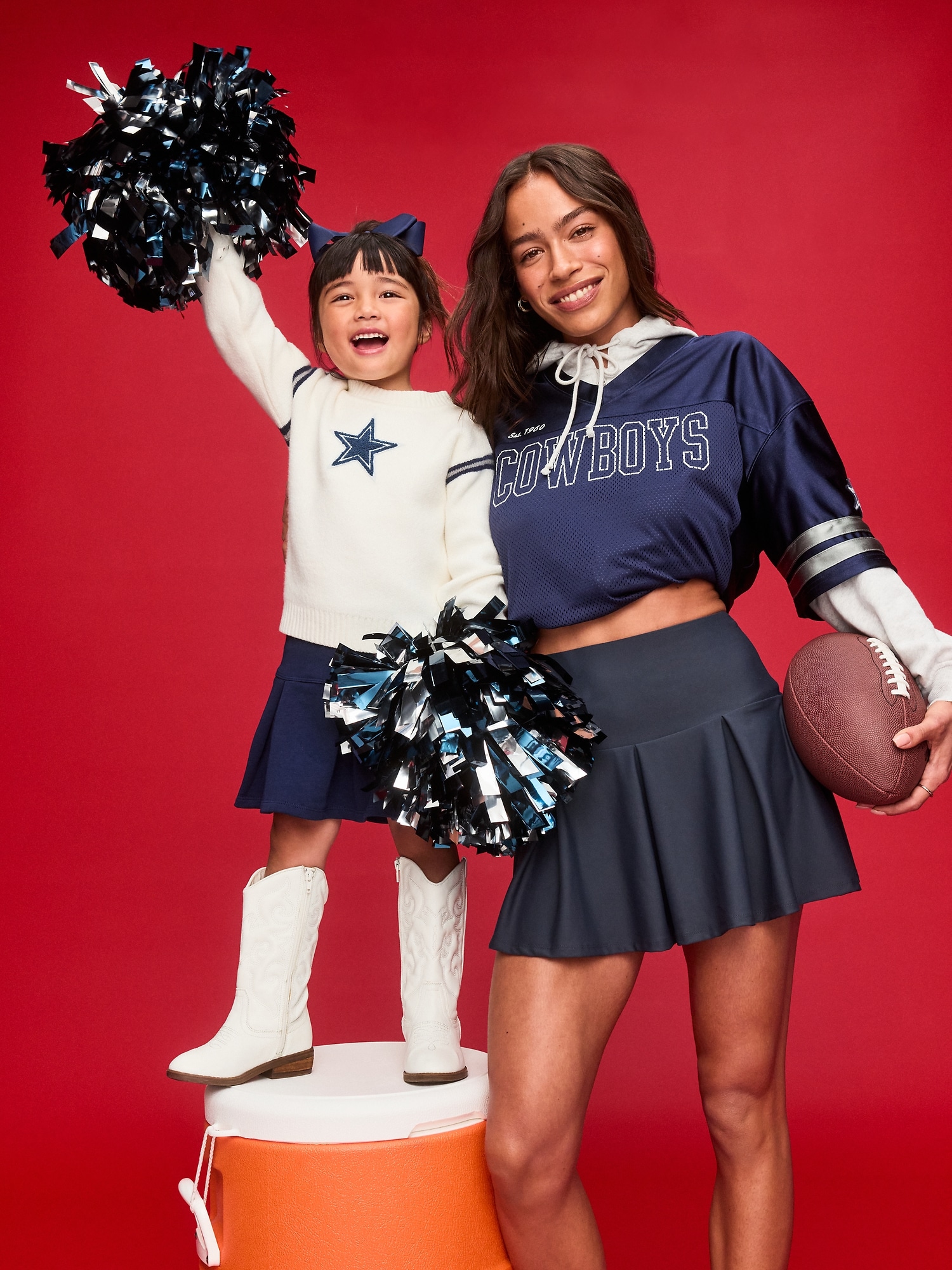 Dallas Cowboys High-Waisted SoComfy Wide-Leg Sweatpants for Women