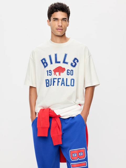 Buffalo Bills Oversized Graphic T-Shirt for Men