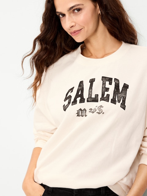 SoComfy Oversized Crew-Neck Sweatshirt