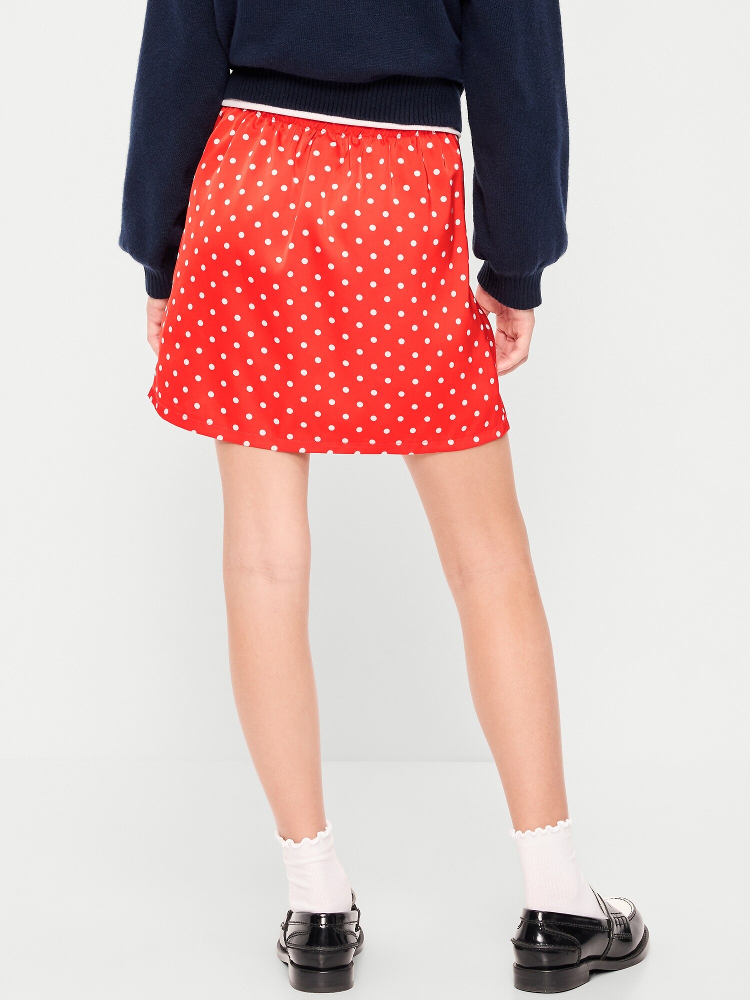 Printed Satin Skirt for Girls