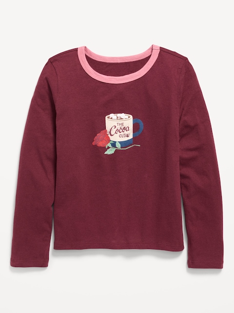 T-SHIRT À MANCHES LONGUES À IMPRIMÉ POUR FILLE