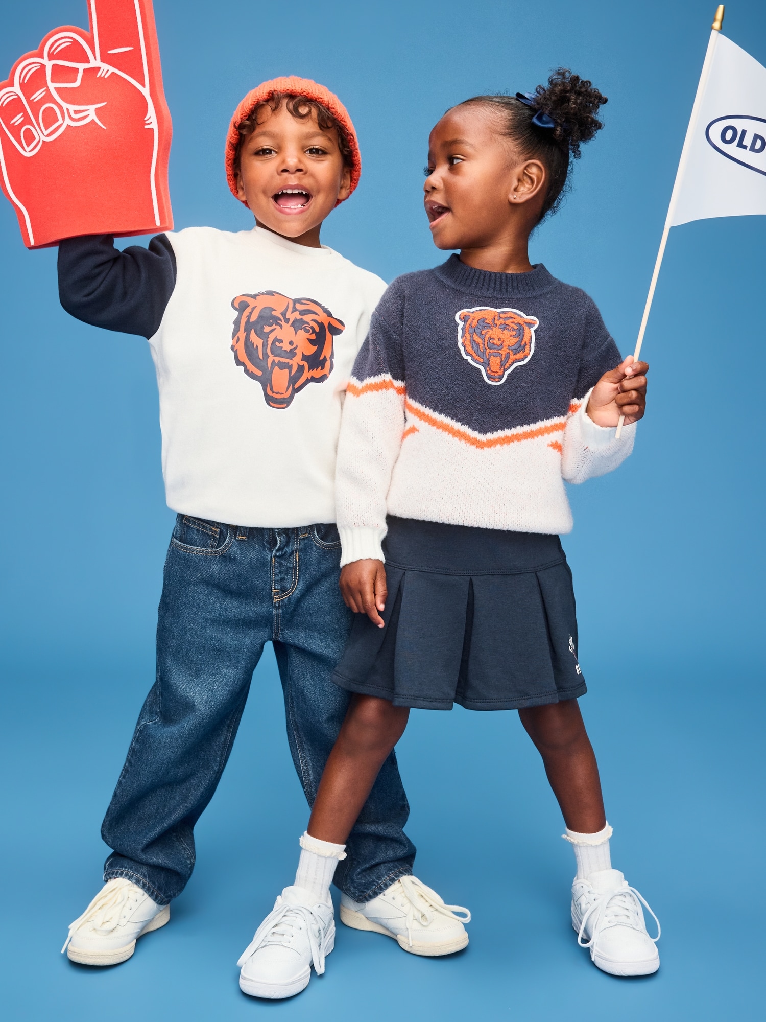 Chicago Bears Crew-Neck Sweater for Toddler Girls