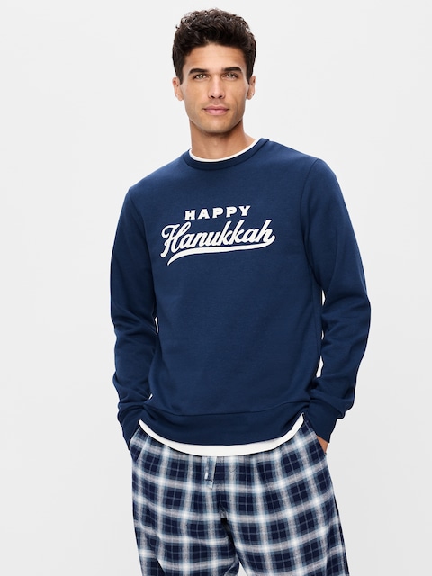 Graphic Crew-Neck Sweatshirt