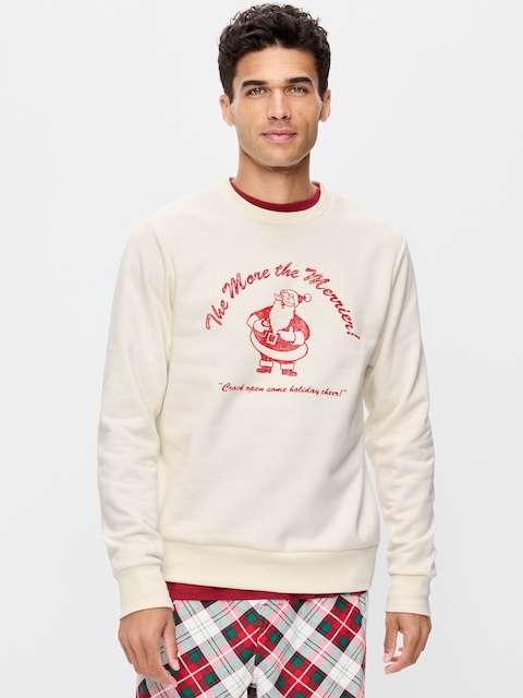 Graphic Crew-Neck Sweatshirt