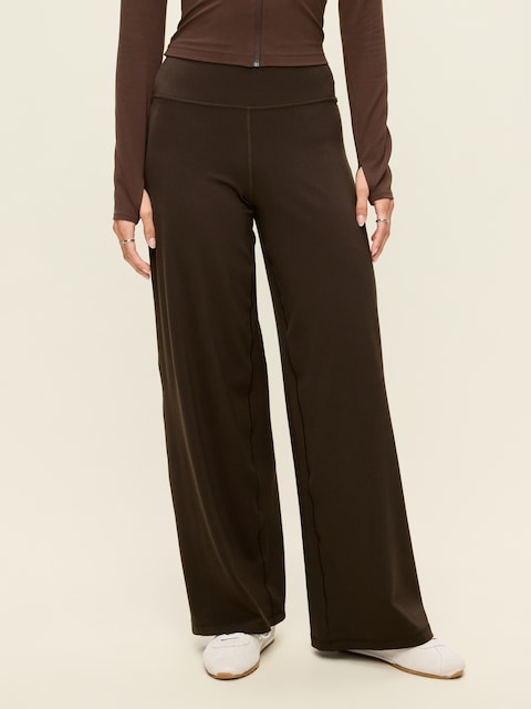 PANTALON STUDIOSMOOTH À JAMBE LARGE À TAILLE HAUTE