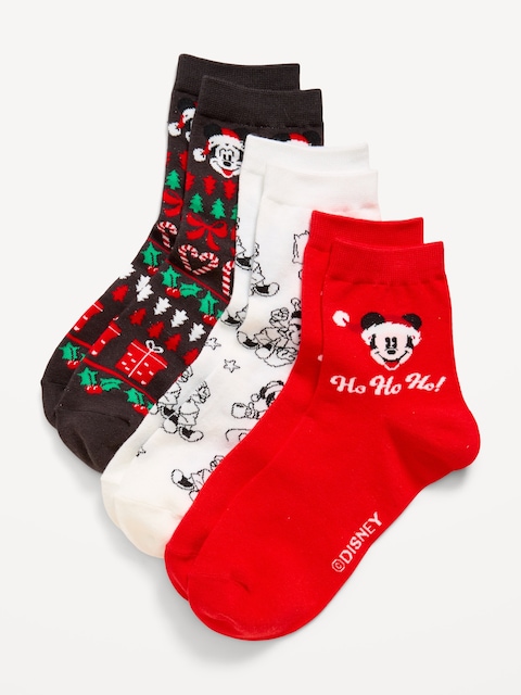 Disney© 3-Pack Crew Socks for Women