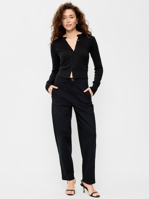 PANTALON CHINO AUTHENTIQUE À TAILLE HAUTE