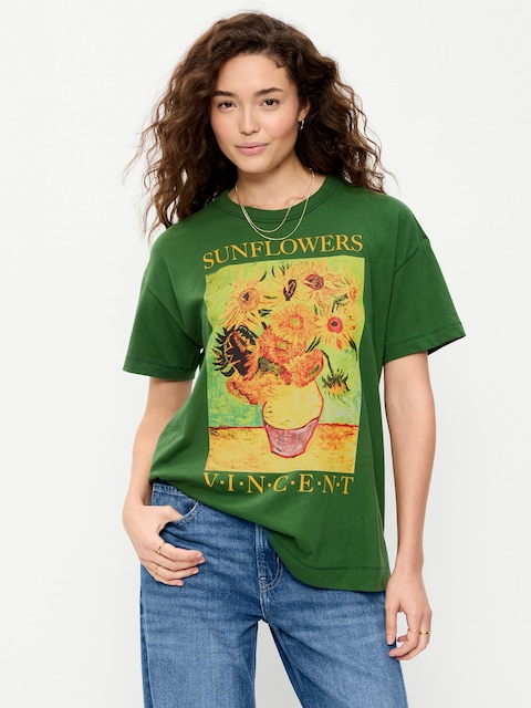 Vincent Van Gogh Oversized Tunic T-Shirt
