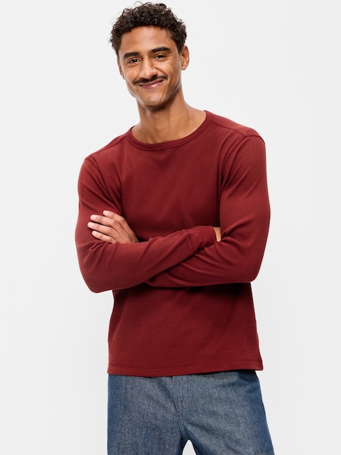 T-SHIRT RAS DU COU EN TISSU GAUFRÉ