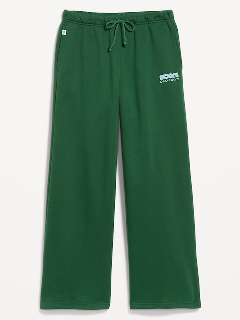 High-Waisted Baseline Fleece Wide-Leg Sweatpants