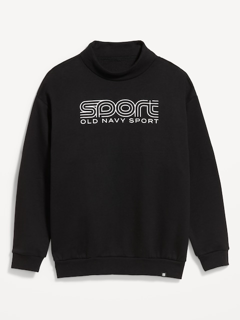 Baseline Fleece Mock-Neck Sweater