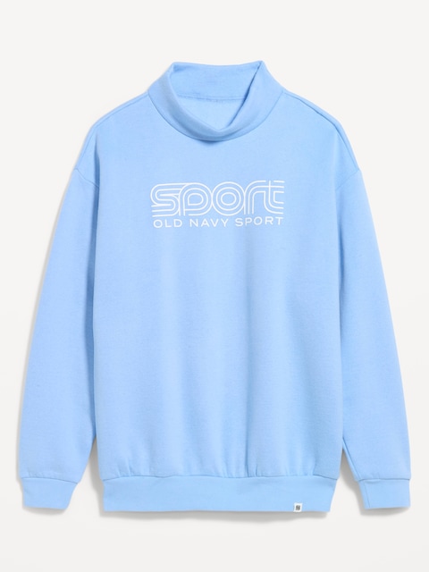 Baseline Fleece Mock-Neck Sweater