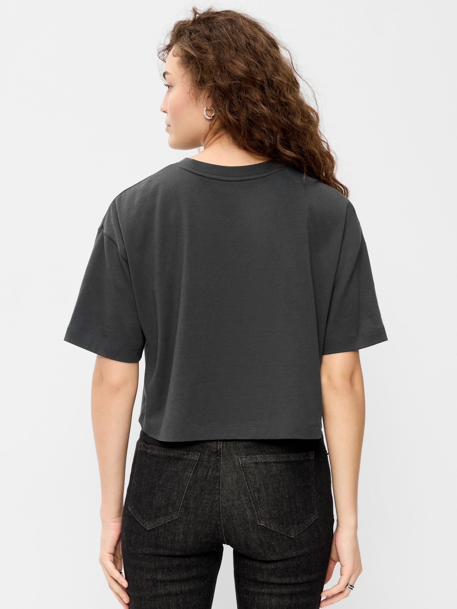 Embellished EveryWear Crew-Neck T-Shirt