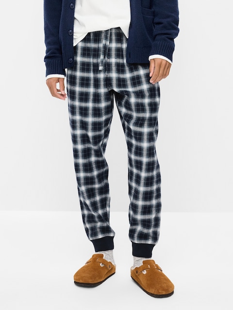 Flannel Pajama Joggers for Men